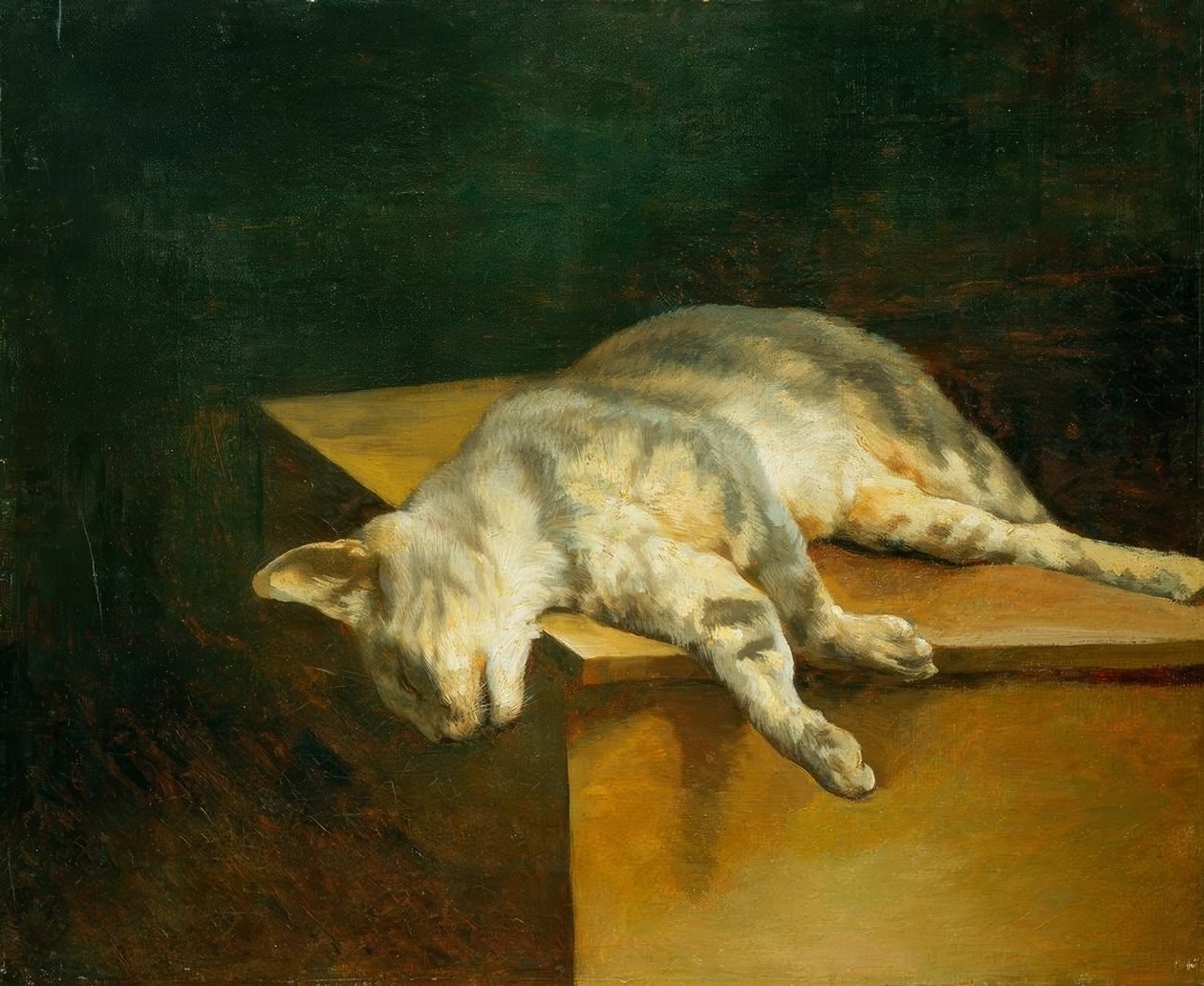 Gato morto de Theodore Gericault