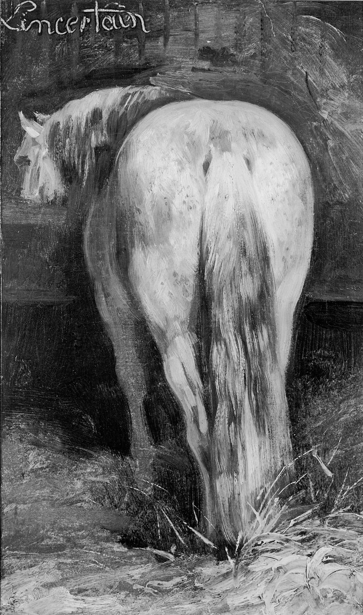 Incerto, o cavalo no estábulo de Theodore Gericault