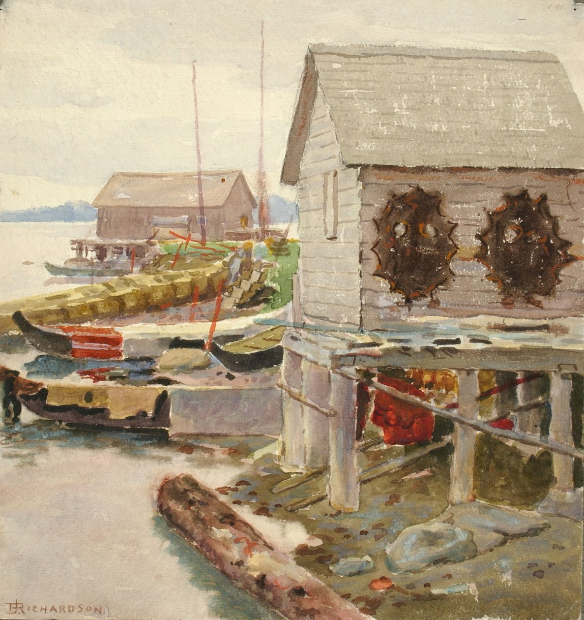 Secagem de peles, Sitka de Theodore J. Richardson