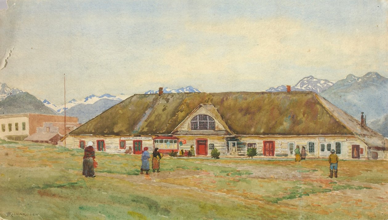Antigo posto de comércio russo, Sitka de Theodore J. Richardson