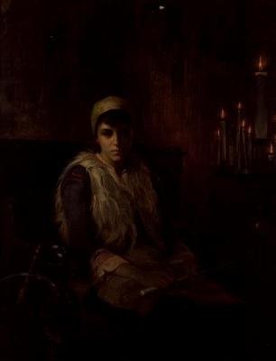 Uma Vela de Ofertório de Theodore Jacques Ralli