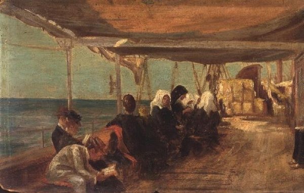 A bordo do navio de Theodore Jacques Ralli