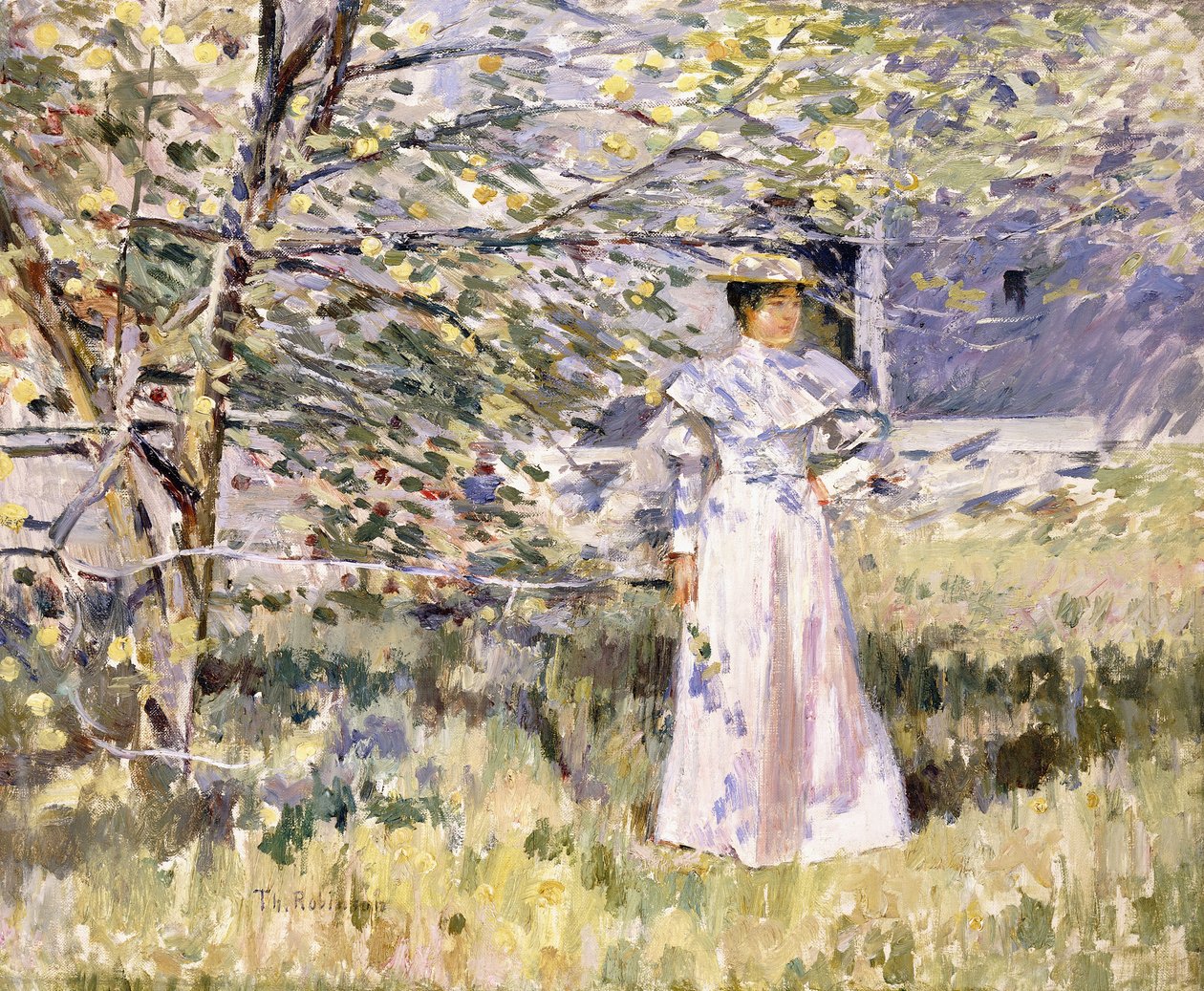Um Jardim da Normandia, outubro, de Theodore Robinson