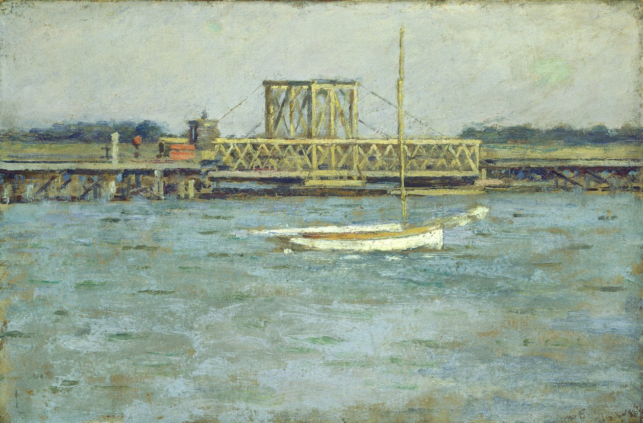 Ponte levadiça - Long Branch R. R. de Theodore Robinson