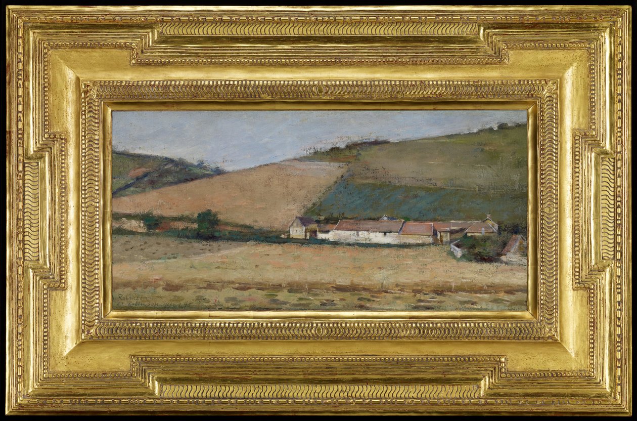 Quinta entre colinas, Giverny de Theodore Robinson