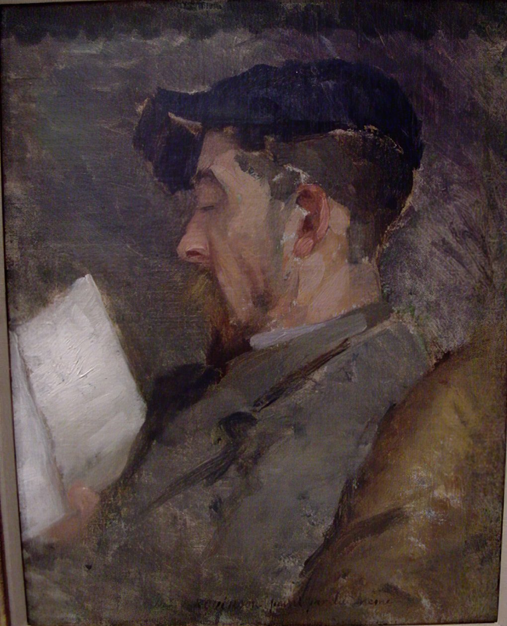 Auto-retrato, ca. 1884-1887. de Theodore Robinson