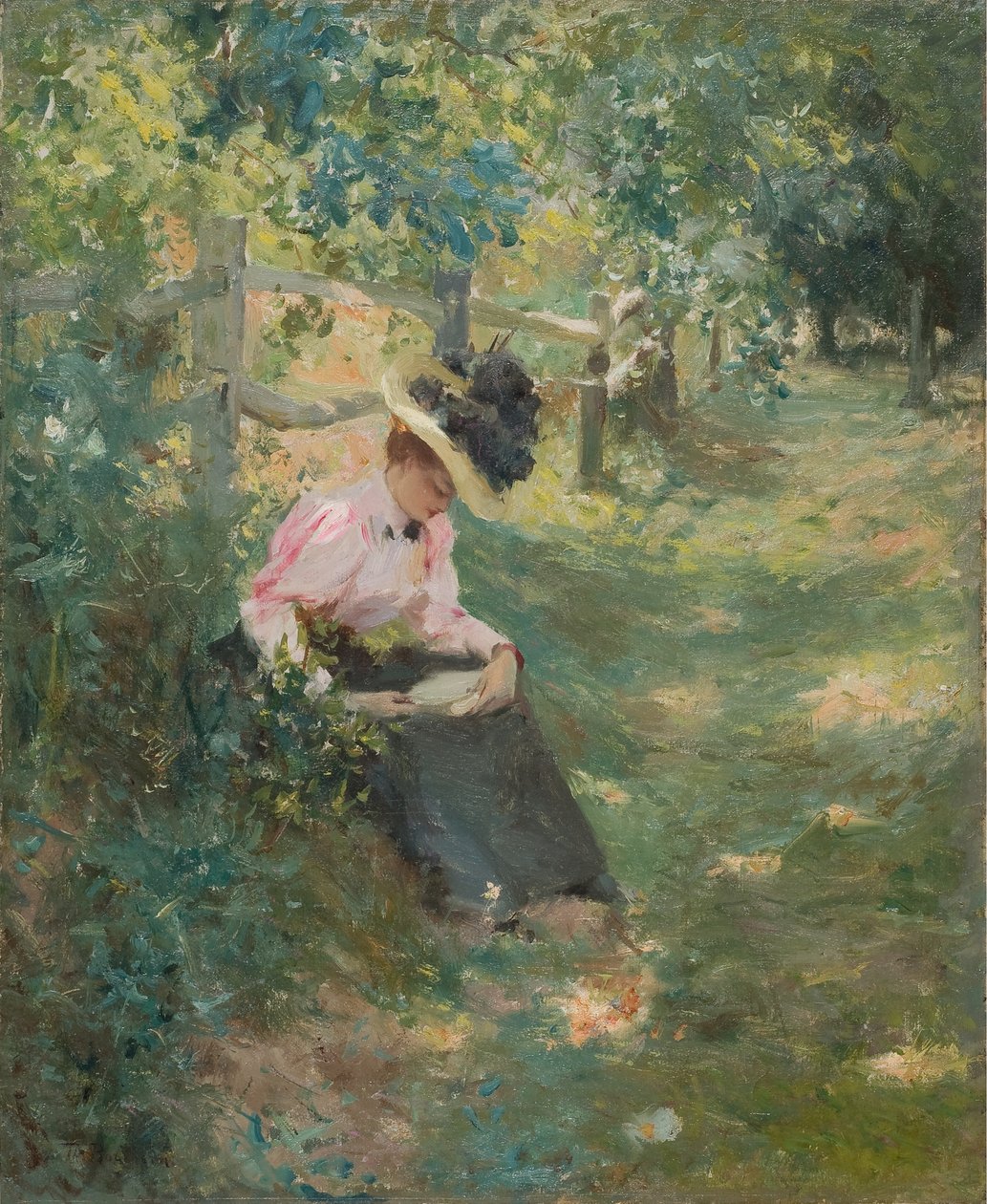 A Alameda 1893 (Óleo sobre tela) de Theodore Robinson