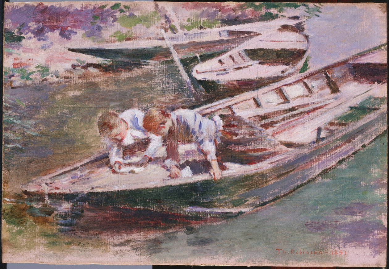 Dois num barco de Theodore Robinson