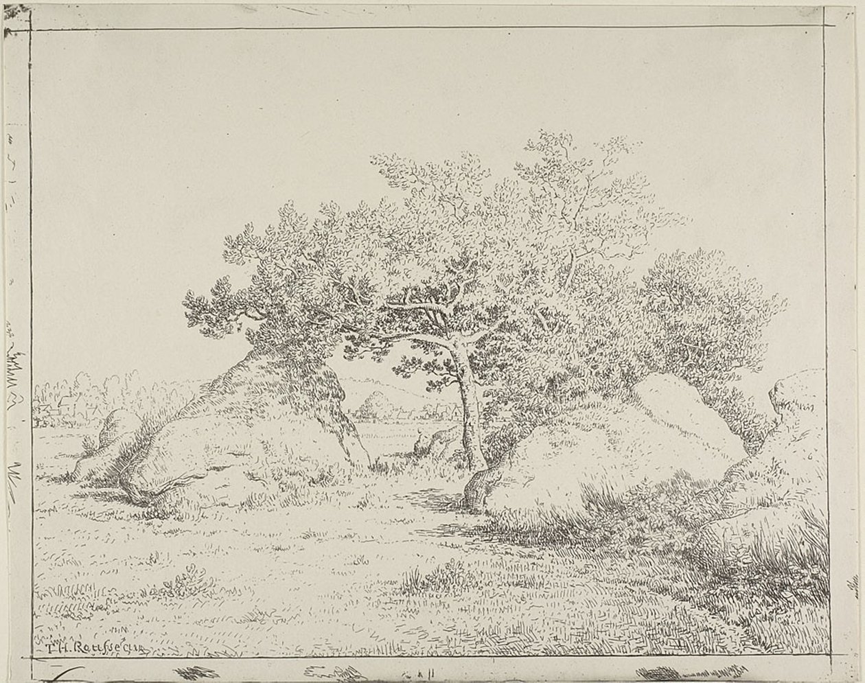 Cerejeira na Plante à Biau de Theodore Rousseau