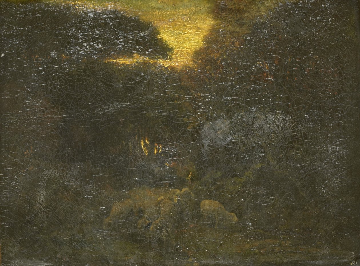 La Gorge aux Loups" (A garganta do lobo) de Theodore Rousseau