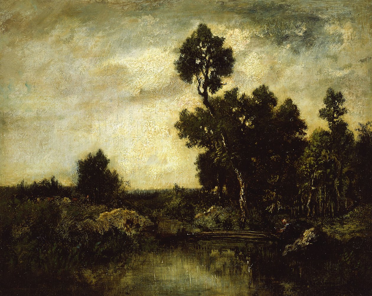 Paisagem, c.1850 de Pierre Etienne Theodore Rousseau