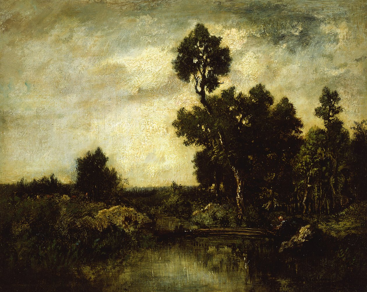 Paisagem, c. 1850. de Theodore Rousseau