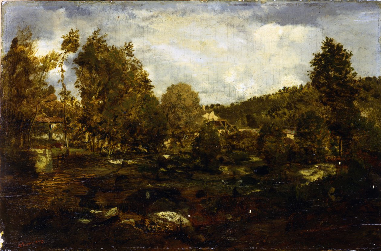 O vale de Tiffauge de Pierre Etienne Theodore Rousseau