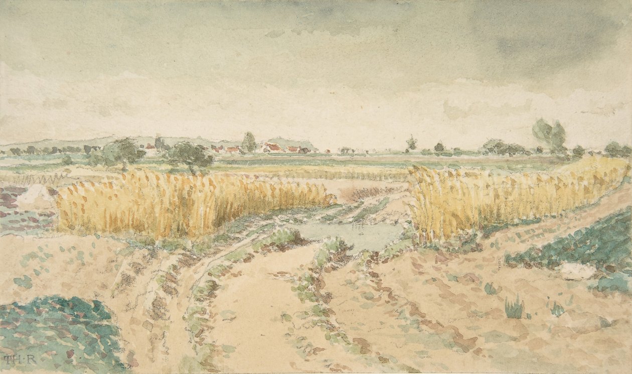 Campos de trigo, 1865. de Theodore Rousseau