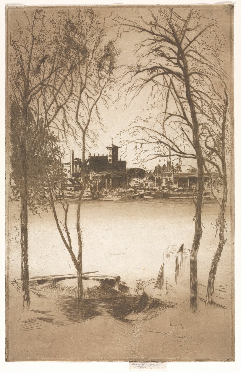 Laburnums and Battersea, 1889-1898. de Theodore Roussel