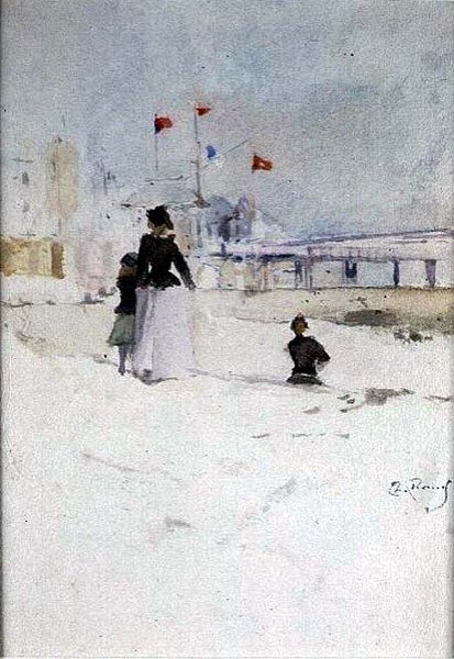 Na Praia de Theodore Roussel