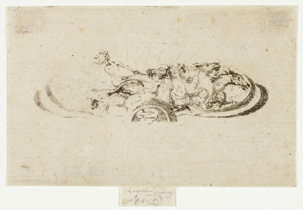 Phaeton, Estudo para Decoração de uma Moldura de Theodore Roussel