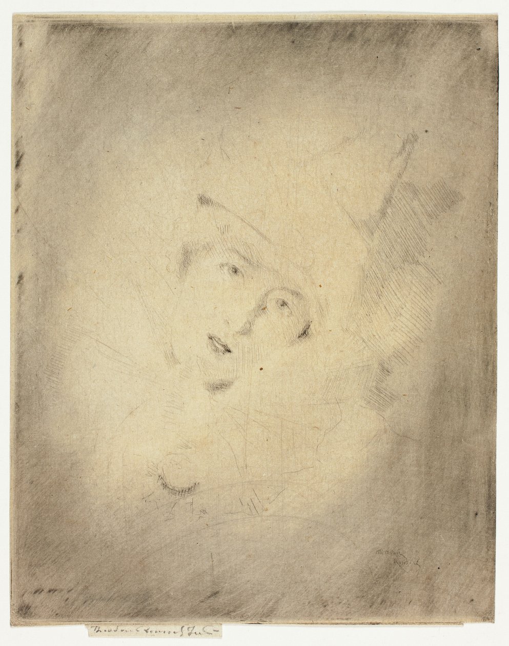 Pierrot, Retrato da Senhora A. C. de Theodore Roussel