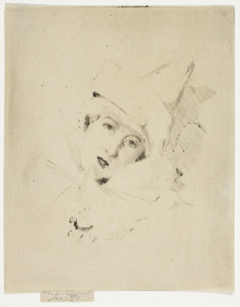 Pierrot, Retrato da Senhora A. C. de Theodore Roussel