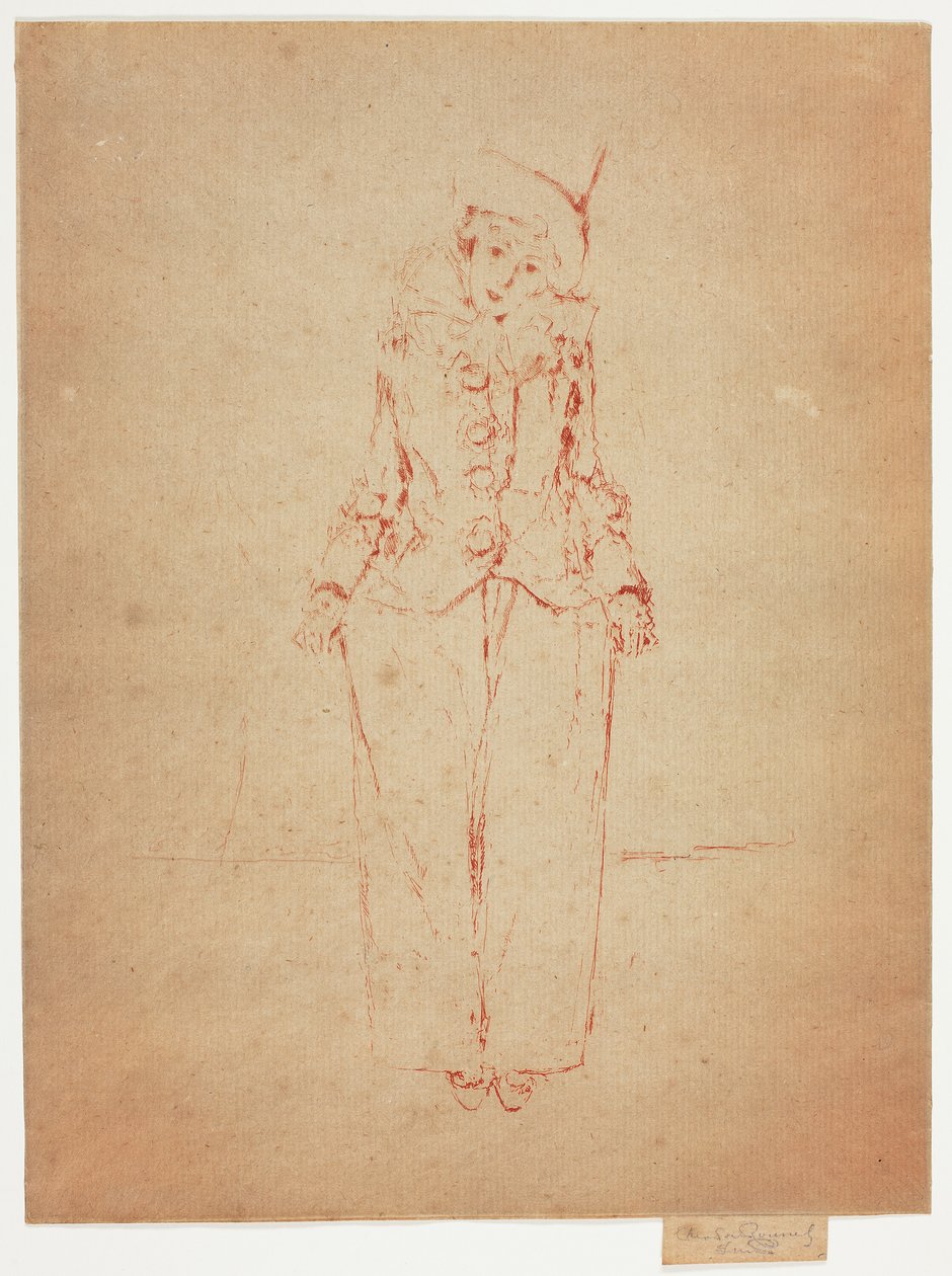 Pierrot en Pied, Retrato da Senhora A. C. de Theodore Roussel