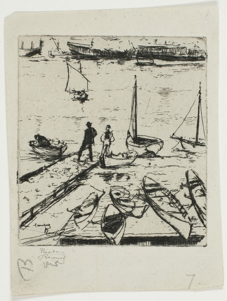 Barcos de recreio, Chelsea de Theodore Roussel