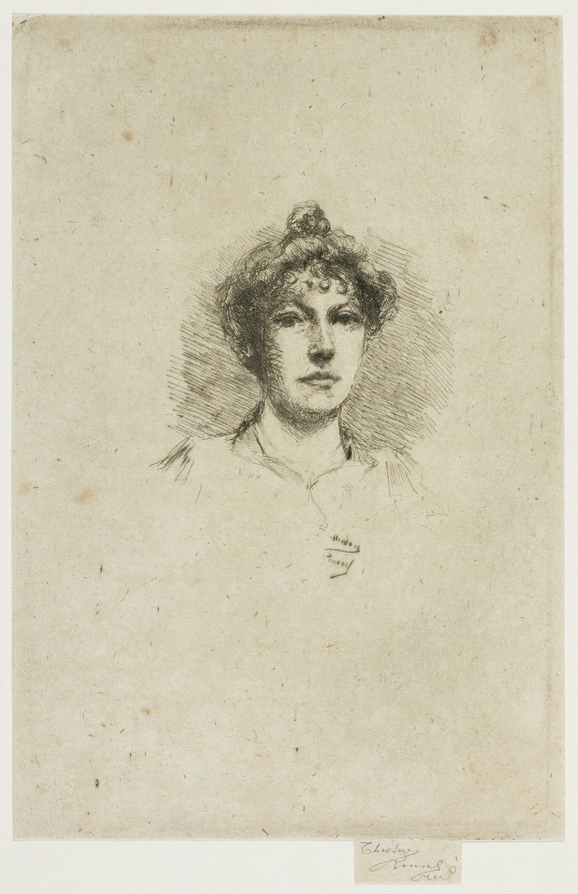 Retrato da senhorita Edith Austin de Theodore Roussel