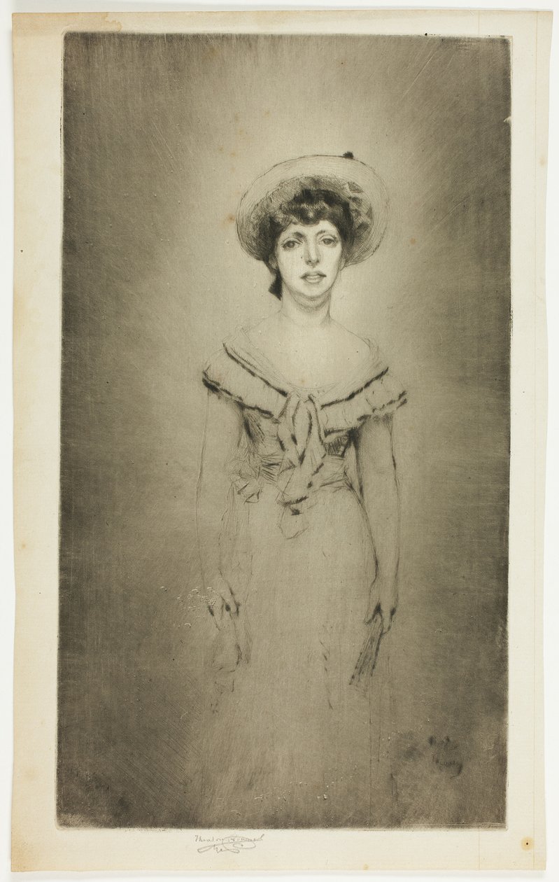 Retrato da senhorita Hetty Pettigrew de Theodore Roussel