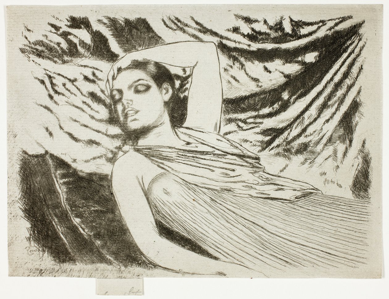 O Modelo Adormecido ou O Adormecido de Theodore Roussel