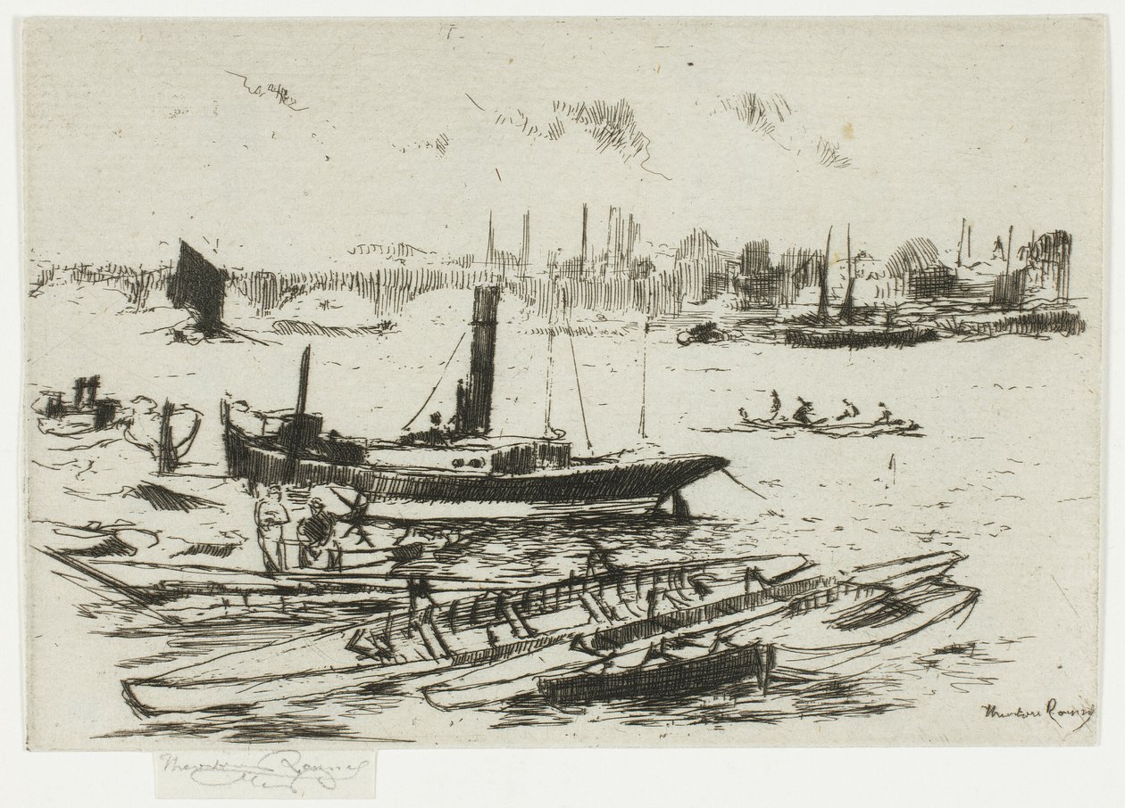 O lançamento do Steam, Chelsea Embankment de Theodore Roussel