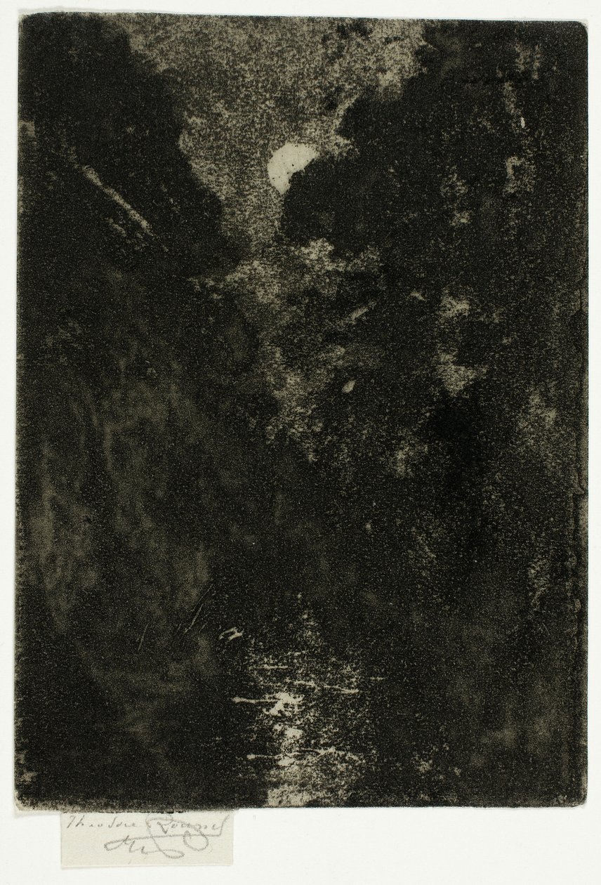 Árvores ao luar de Theodore Roussel