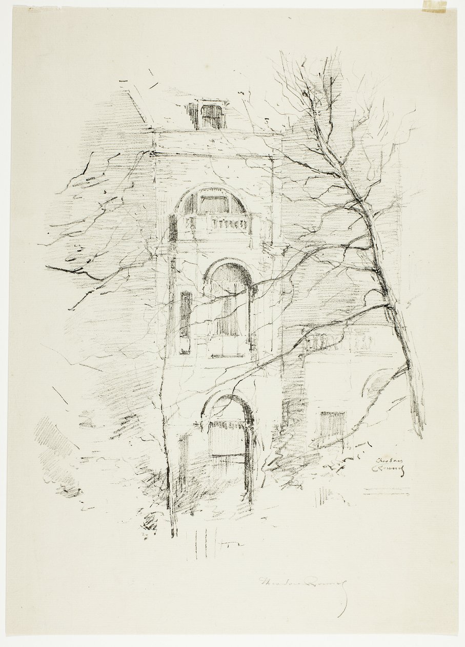 Inverno, uma casa no Green Park de Theodore Roussel
