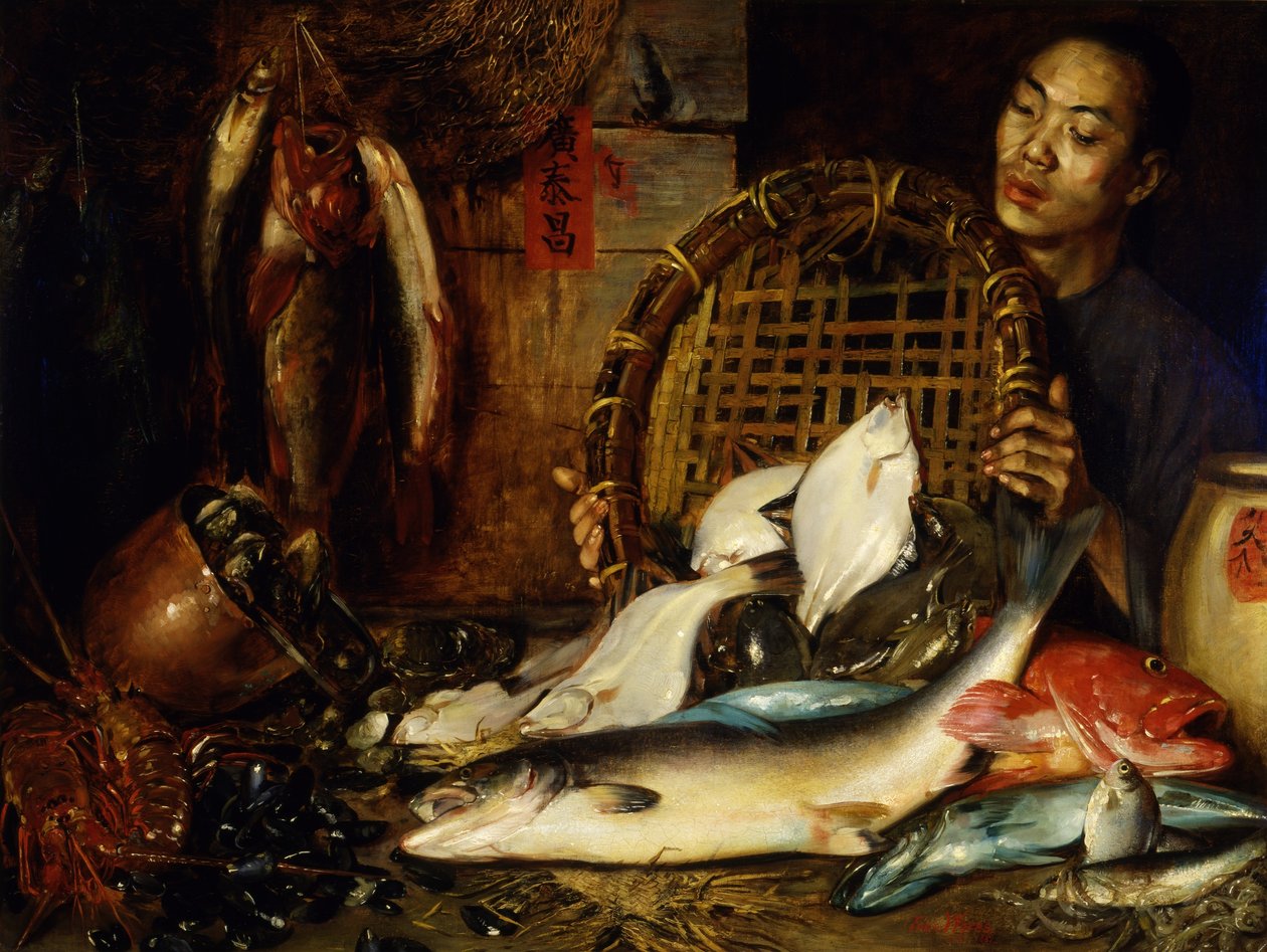 O peixeiro chinês de Theodore Wores