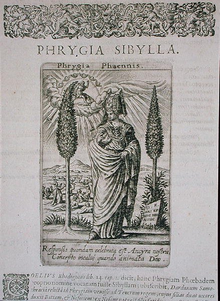 Phrygia Sibylla, cópia da ilustração de 