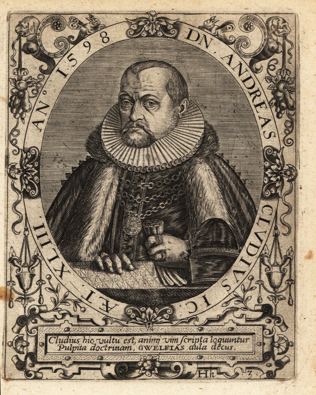 Andreas Cluten, jurista alemão de Theodore de Bry