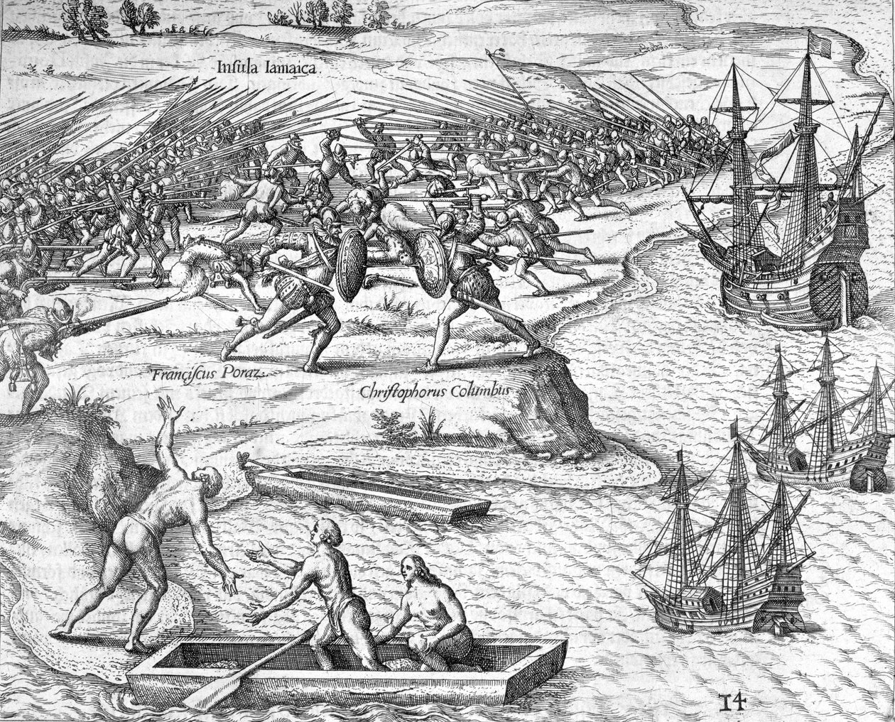paisagem de Theodore de Bry