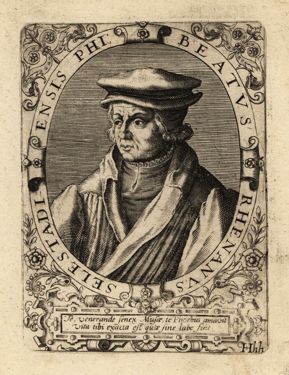 Beatus Bild, humanista alemão. de Theodore de Bry