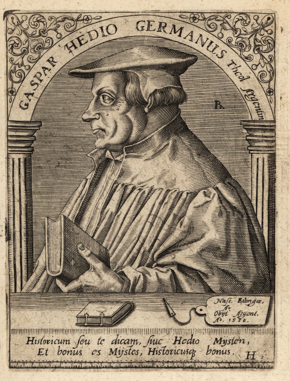 Caspar Hedio de Theodore de Bry