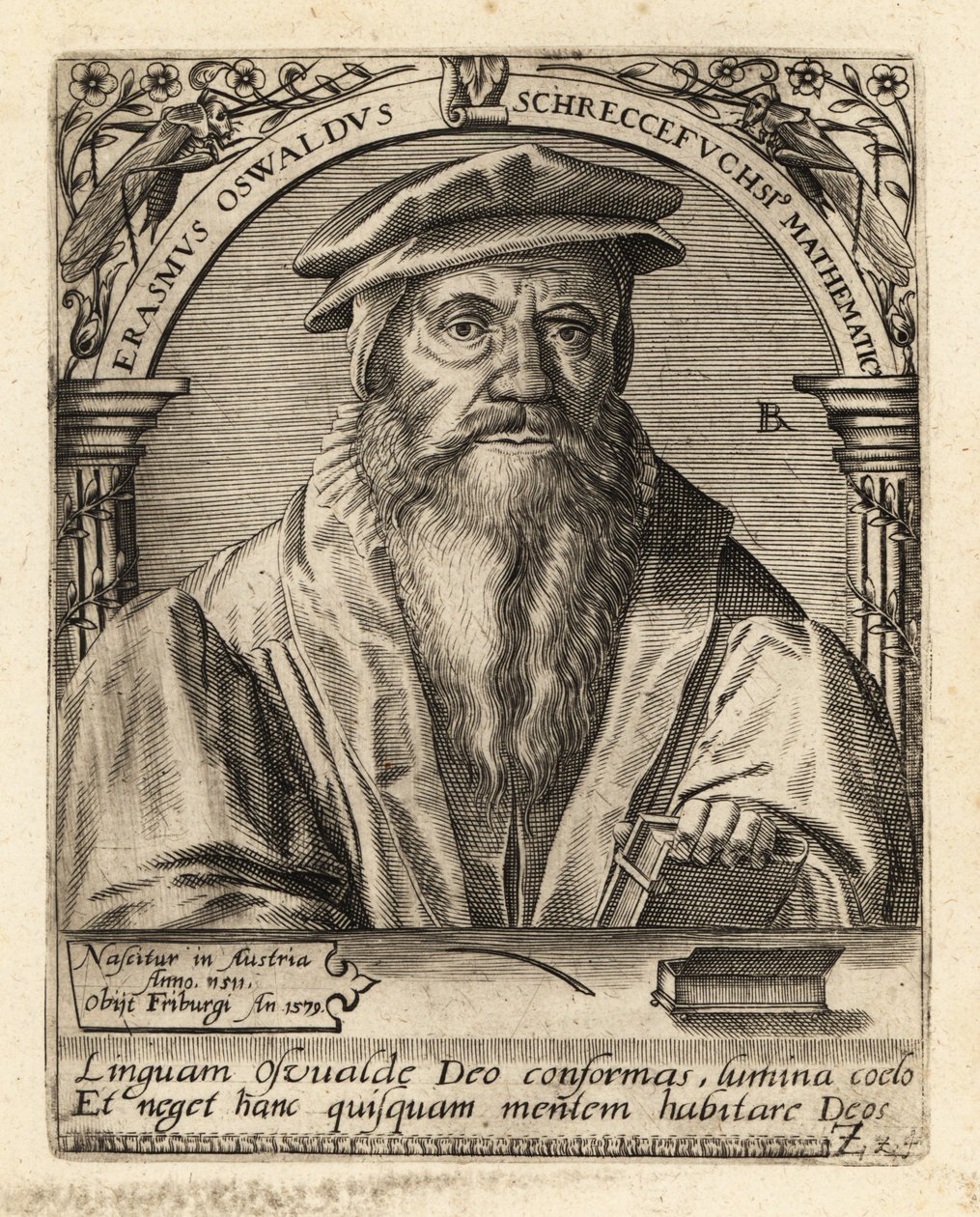 Erasmus Oswald Schreckenfuchs, humanista austríaco. de Theodore de Bry