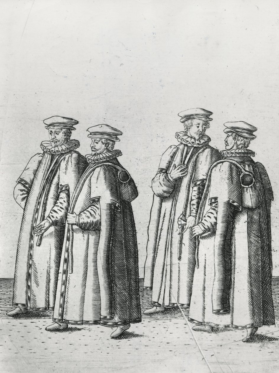 Loja de conveniência no cortejo fúnebre de Sir Philip Sidney a caminho da Catedral de St. Pauls, 1587 de Theodore de Bry
