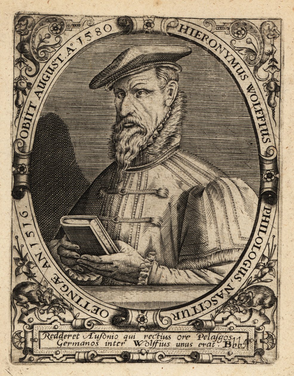 Hieronymus Wolf, historiador alemão de Theodore de Bry