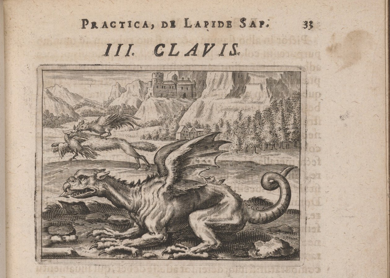 Ilustração para Tripvs avrevs, hoc est, Tres tratatvs chymici selectissimi .., 1618 de Theodore de Bry