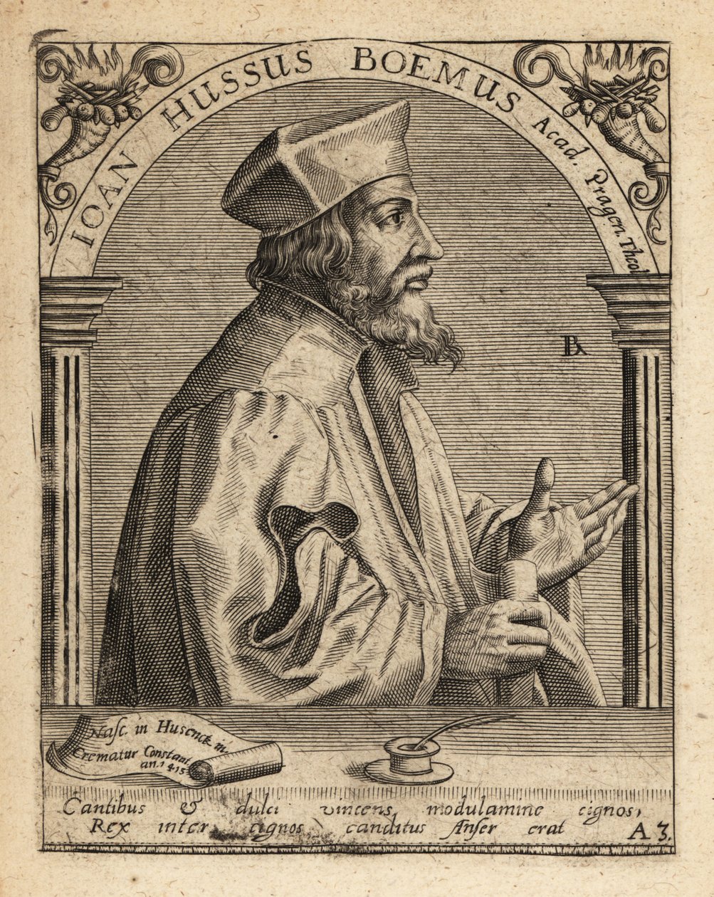 Jan Hus de Theodore de Bry