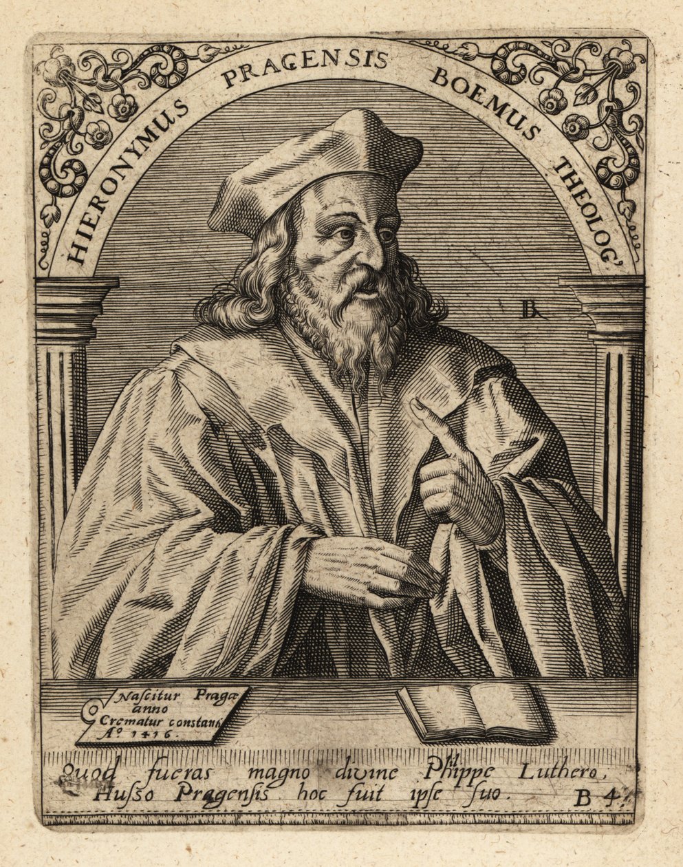 Jerônimo de Praga de Theodore de Bry