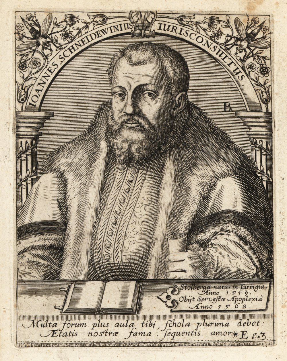 Johann Schneidewein de Theodore de Bry