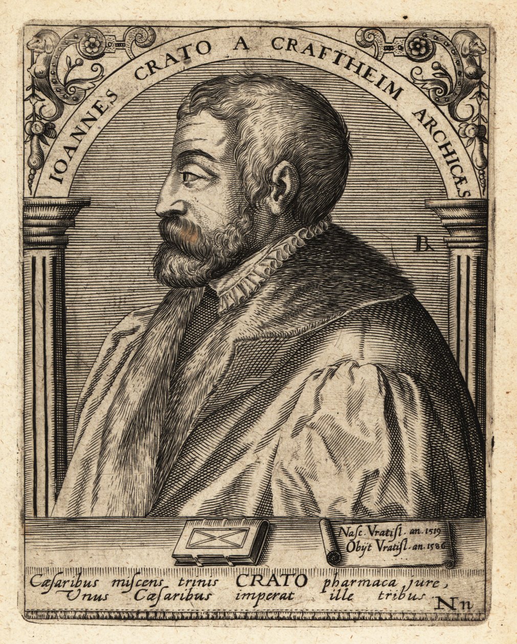 John Crato de Krafftheim de Theodore de Bry
