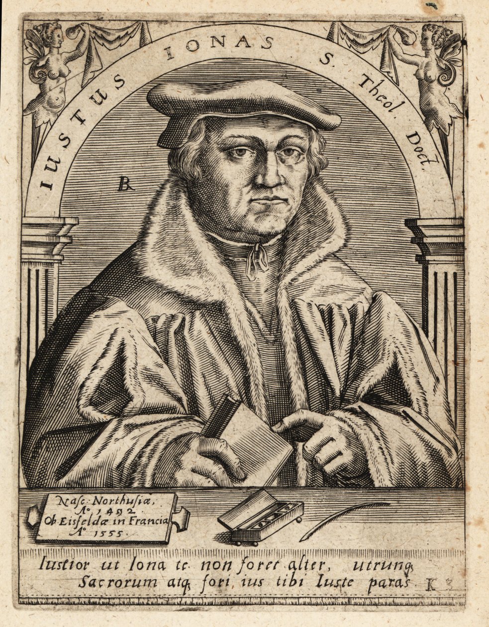 Justus Jonas, o Ancião de Theodore de Bry