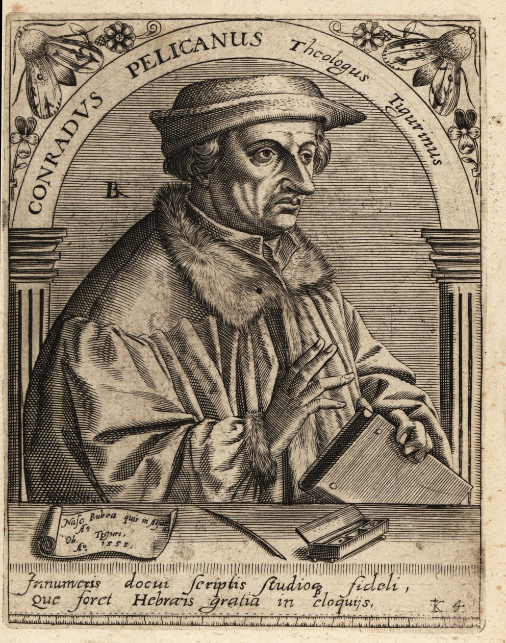 Konrad Pellikan de Theodore de Bry