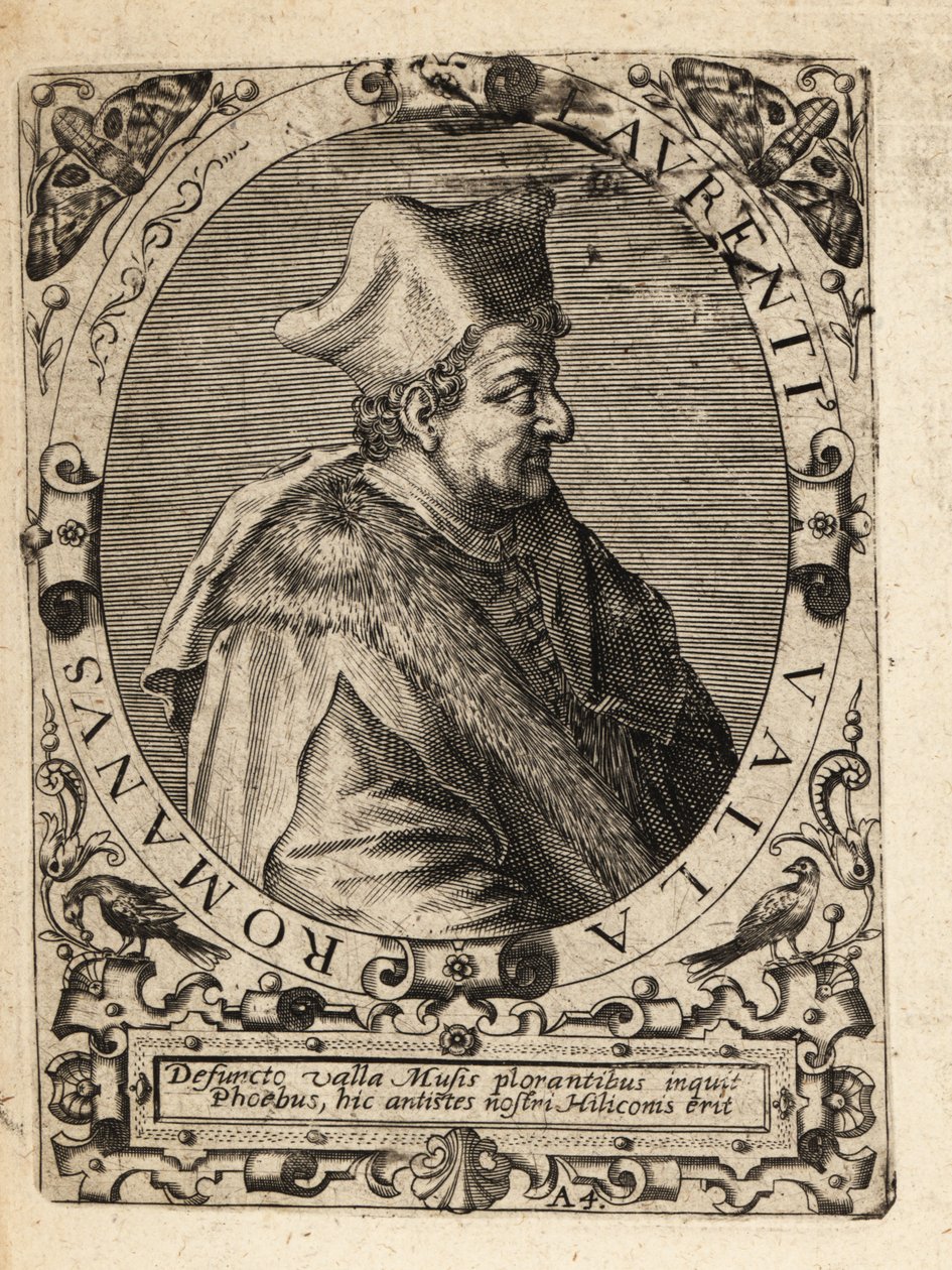 Lorenzo Valla, c1407-1457, humanista italiano. de Theodore de Bry