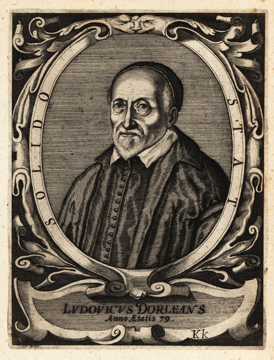 Louis Dorleans, poeta e panfletário francês de Theodore de Bry