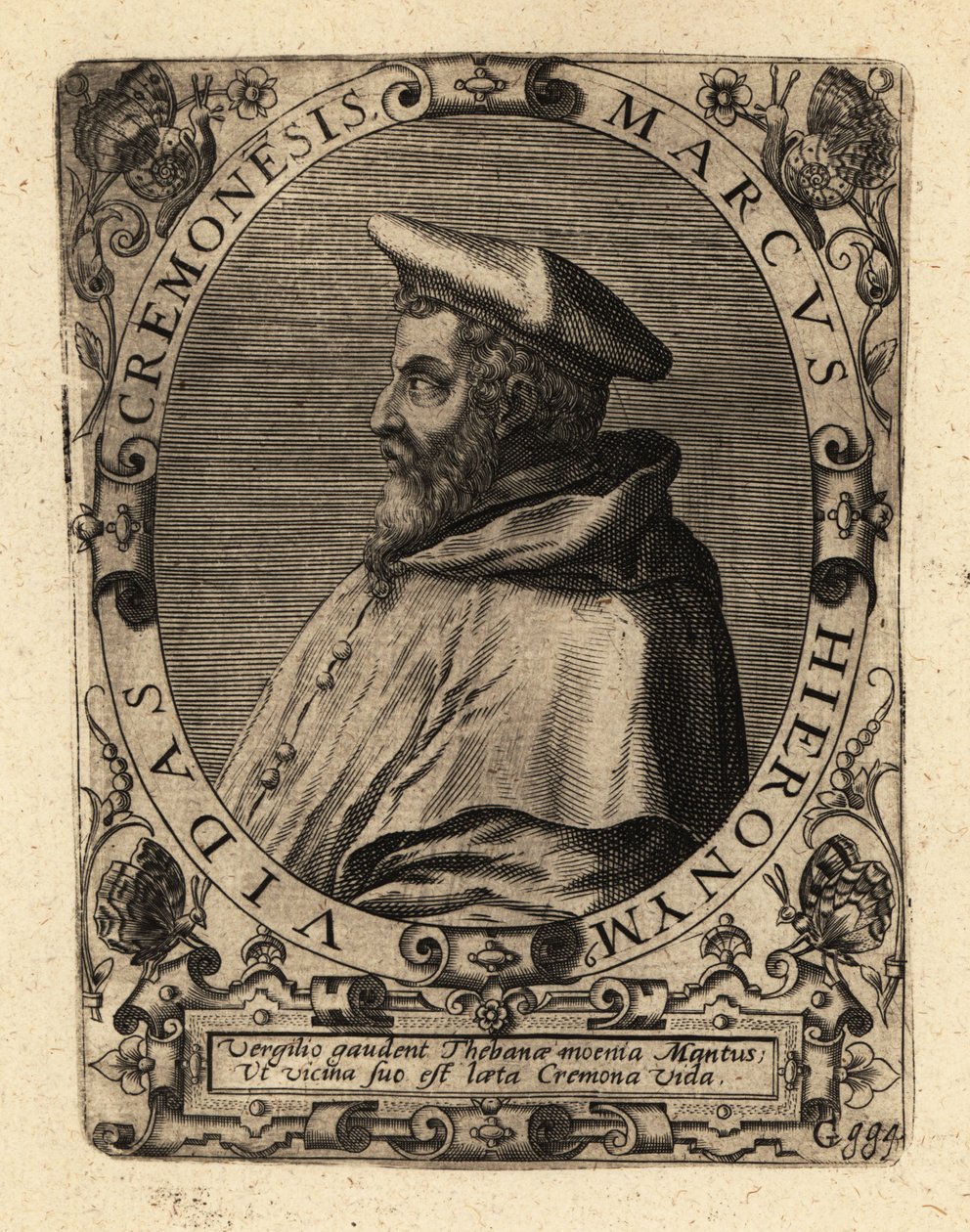 Marco Girolamo Vida, humanista italiano. de Theodore de Bry